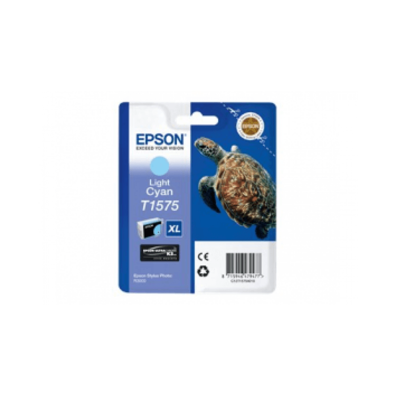 Epson T1575 Tortue - cyan clair - originale - cartouche d'encre