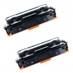Toner équivalent à Canon 055BK Pack de 2 Noir - Avec puce