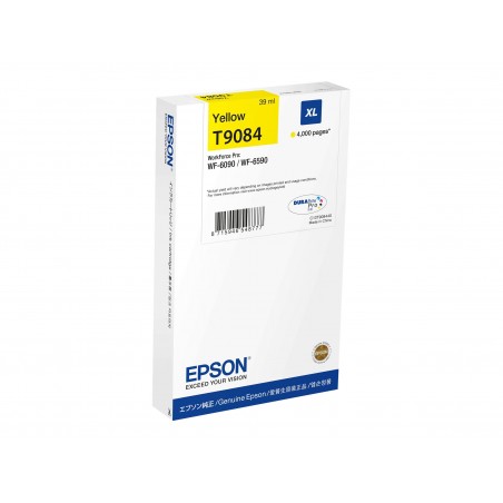 Epson T9084 - à rendement élevé - jaune - originale - cartouche d'encre