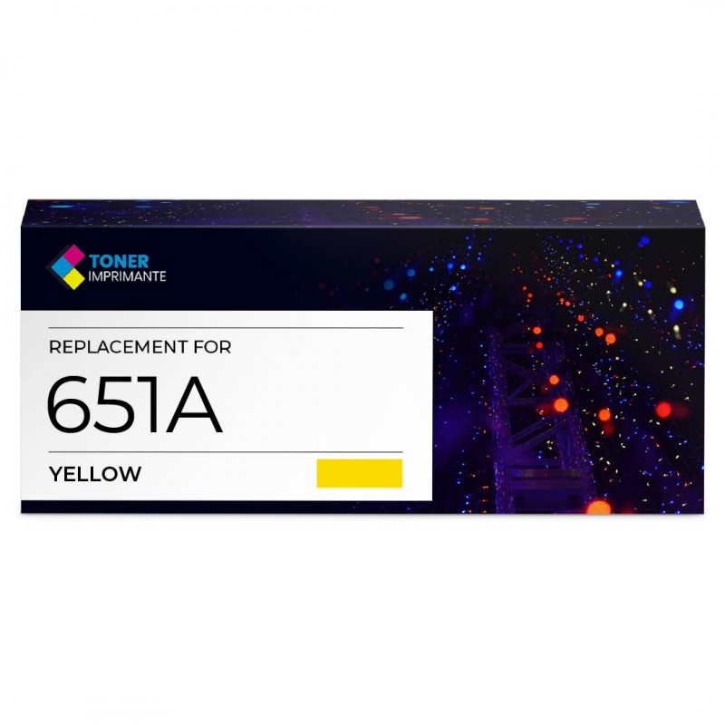 651A toner compatible Jaune