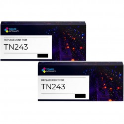Pack de 2 toners Brother TN243BK compatible