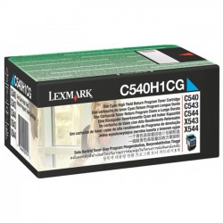 Lexmark C540H1CG - à rendement élevé - cyan - original - toner